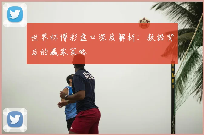 世界杯博彩盘口深度解析：数据背后的赢家策略